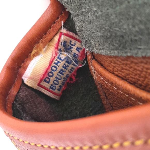 DOONEY & BOURKE Mini Crossbody Belt Bag forest green Vintage made in USA - Picture 10 of 13